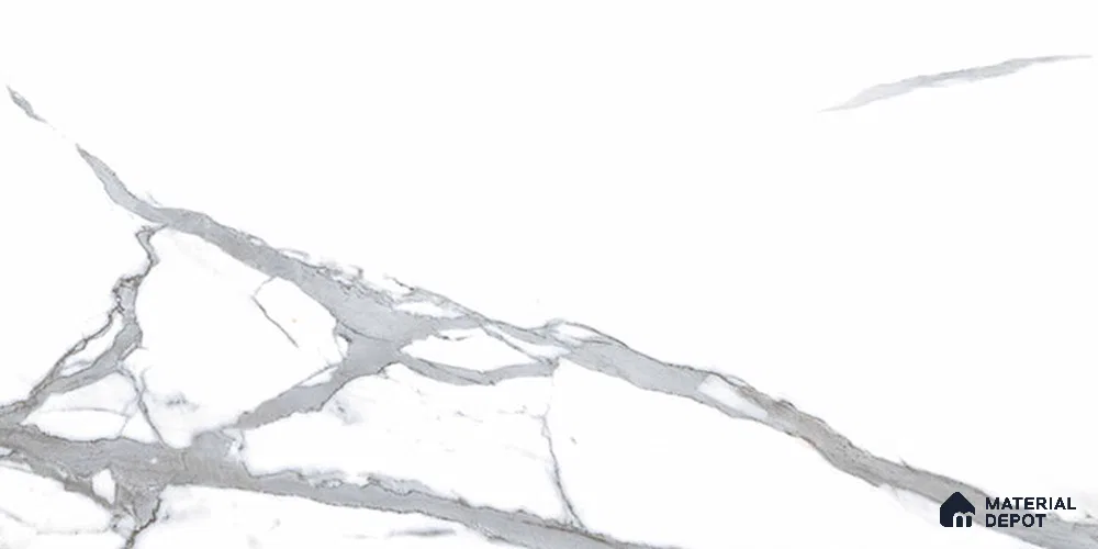 A close-up of aSatuario 1200x600 mm Glossy Finish Tile with a Glossy finish available at Material Depot in Bangalore